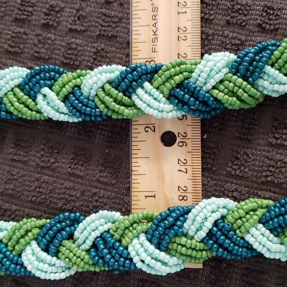 Bracelets  glass beads set of 2 new - Picture 3 of 6